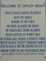 beach rules